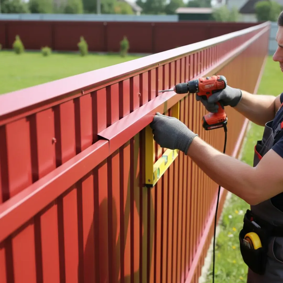 Установка П-планки доборной