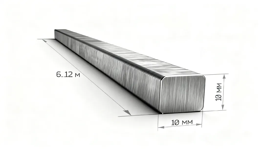 горячекатаный квадрат 10