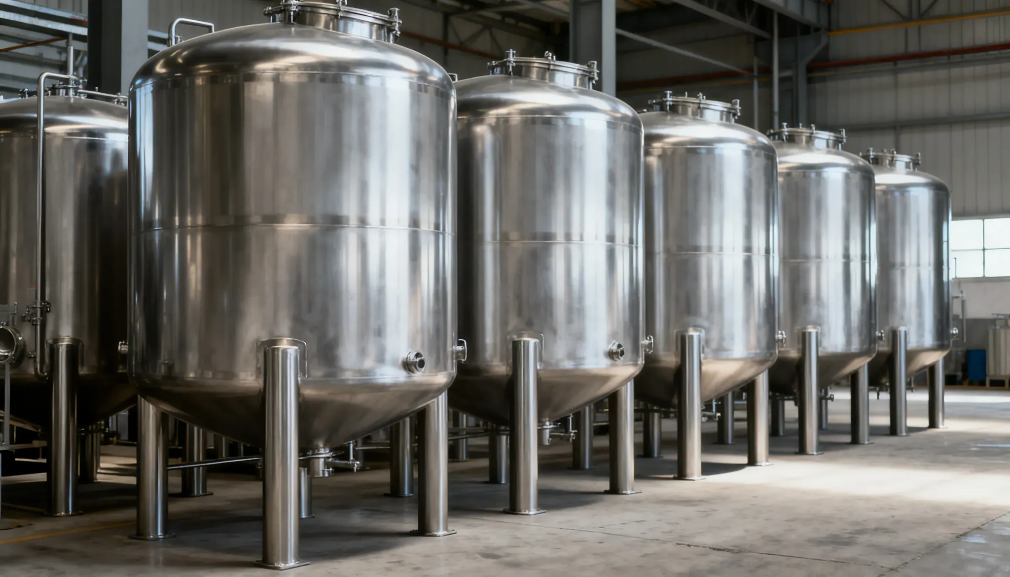 Промышленные стальные баки из нержавеющей стали