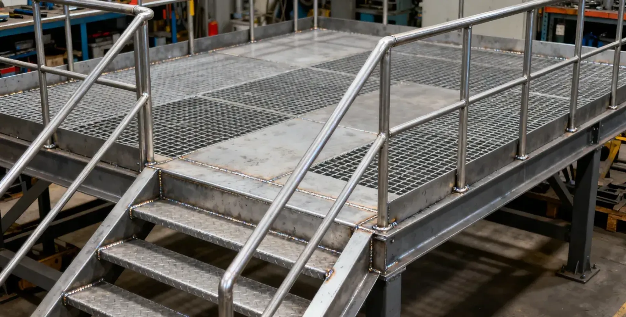 Лестницы, площадки, ограждения