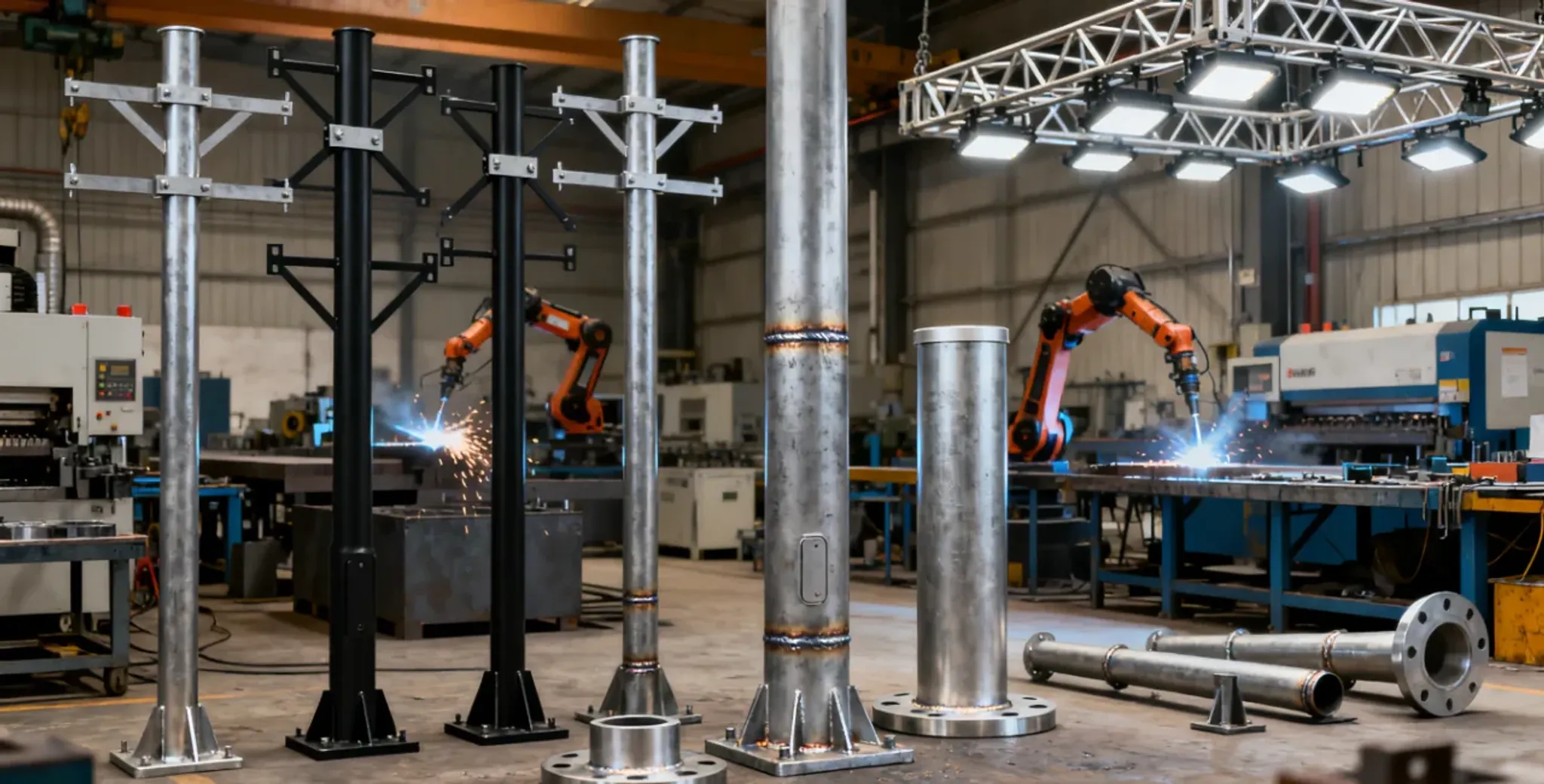 Изготовление опор освещения