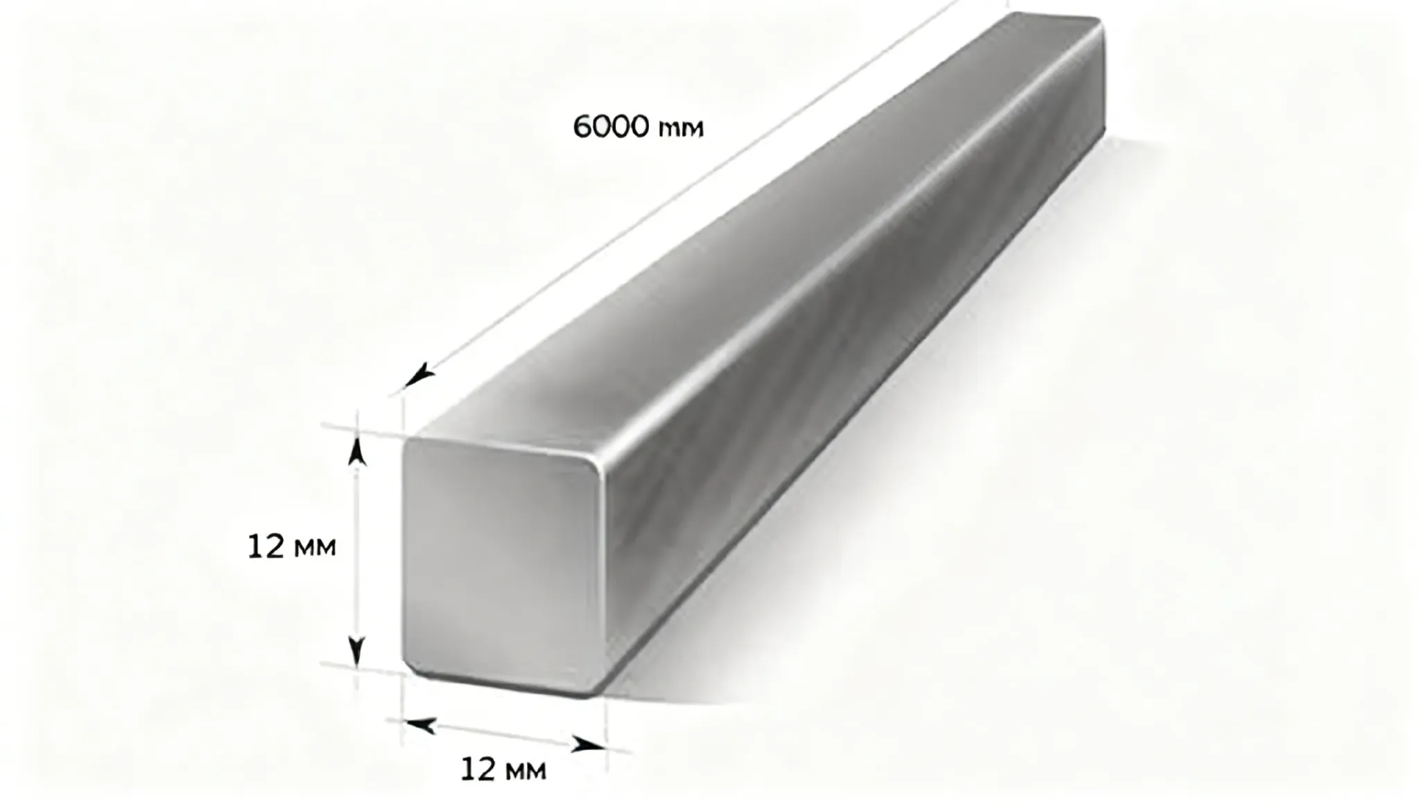 горячекатаный квадрат 12