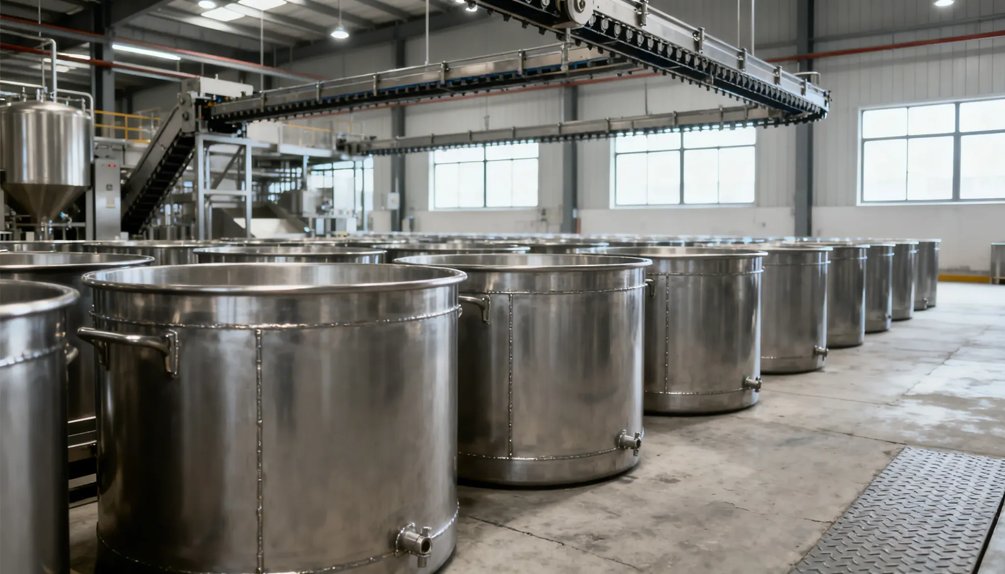 Емкости для кондитерских фабрик и масложировых комбинатов