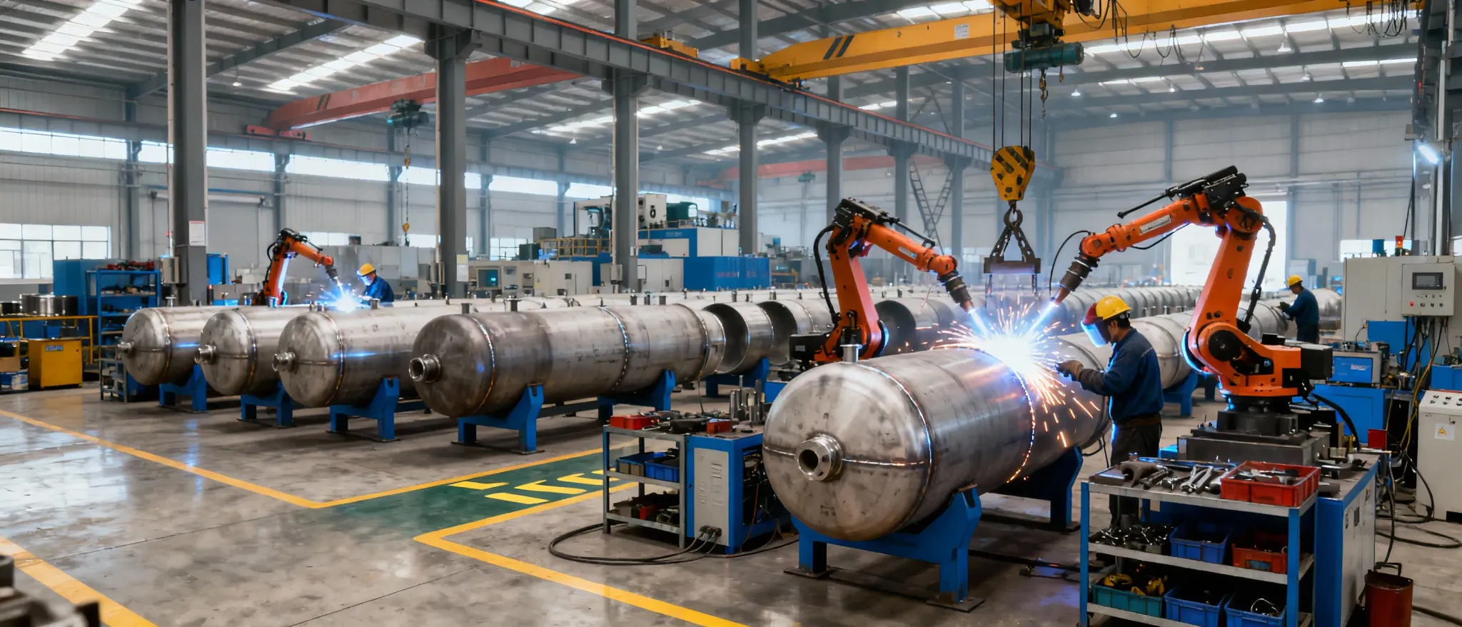 Емкости высокого давления: производство, стандарты, доставка и монтаж