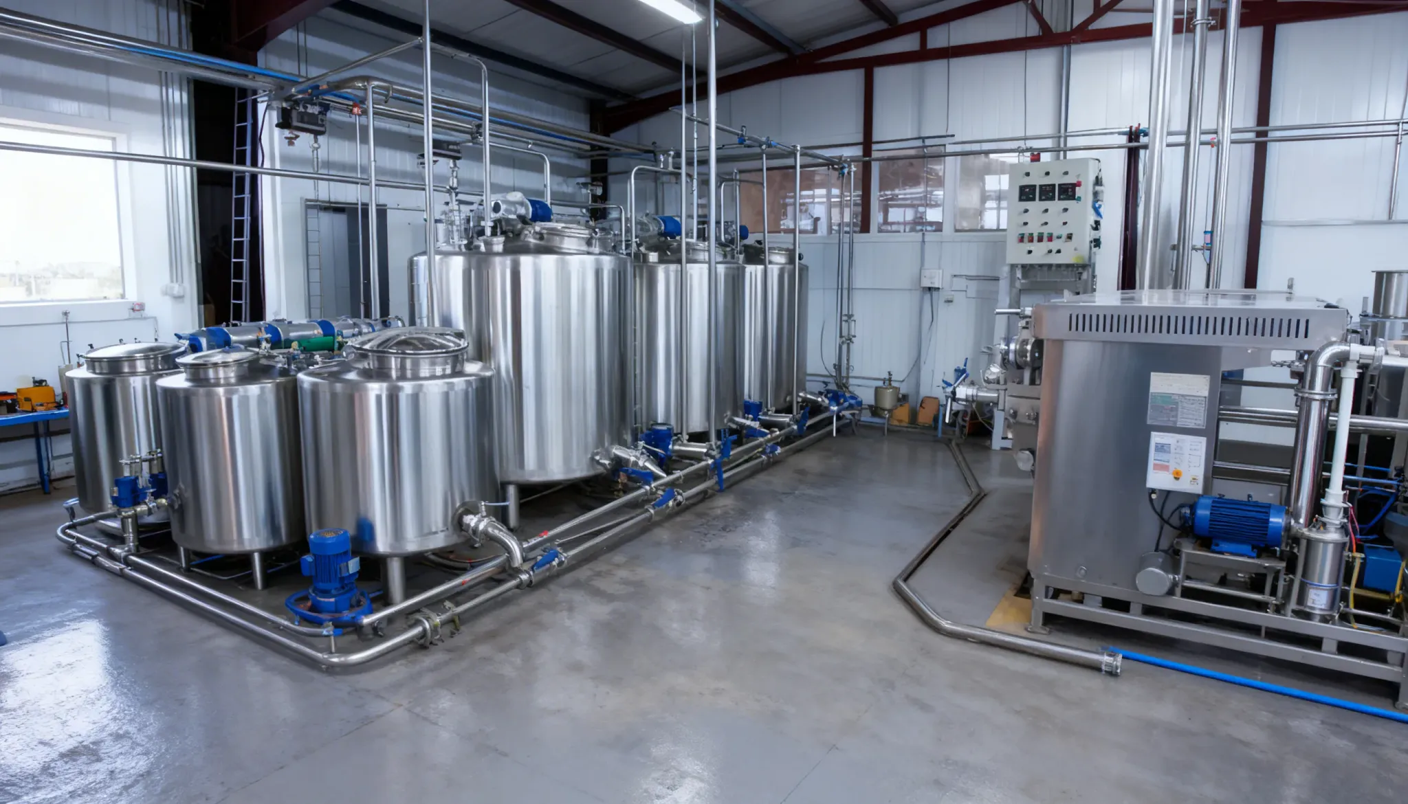 Изготовление стальных емкостей CIP / СИП