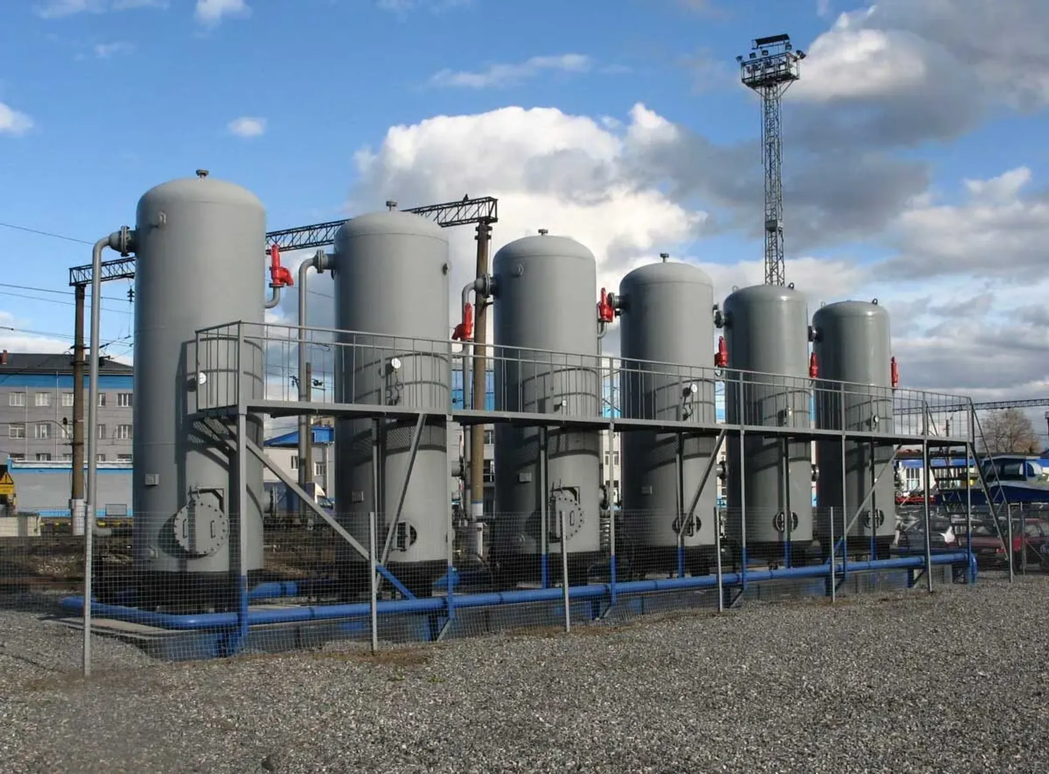 Емкости-ресиверы для хранения азота производство под ключ для Республики Коми