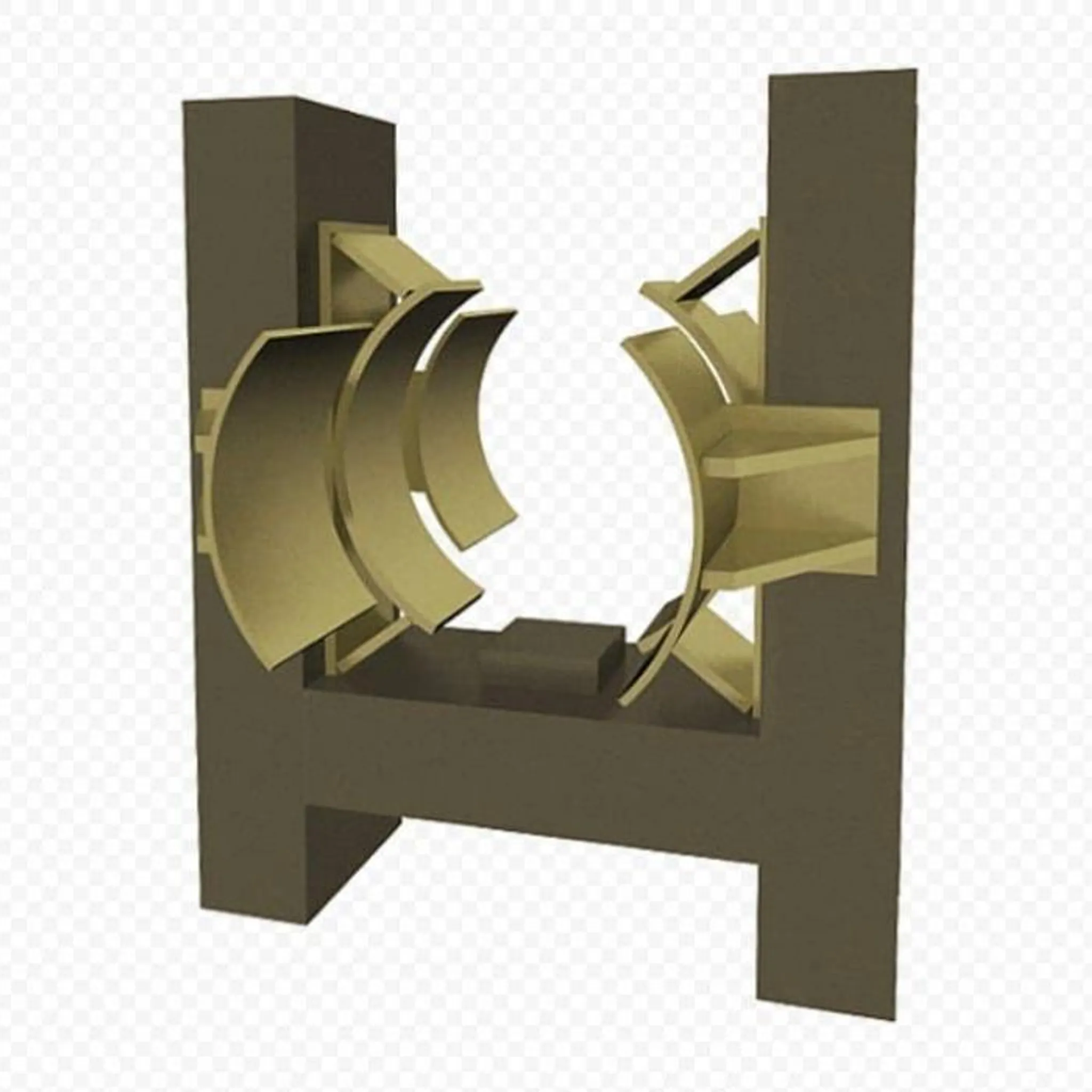 Опора неподвижная боковая 1420-Т10.18.00.000 СБ