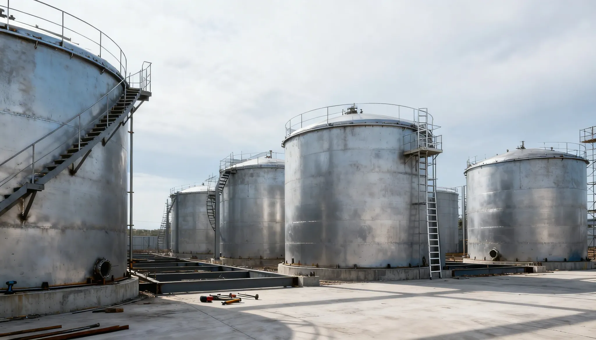 Монтаж емкостей и резервуаров